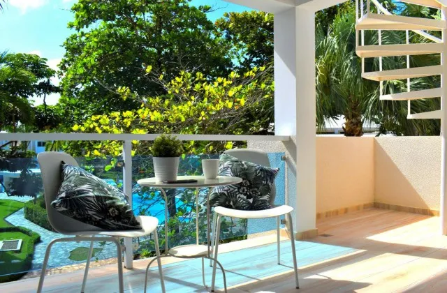 Tropical Casa Laguna apartment Balcon